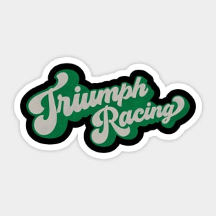 70's Triumph Racing Sticker